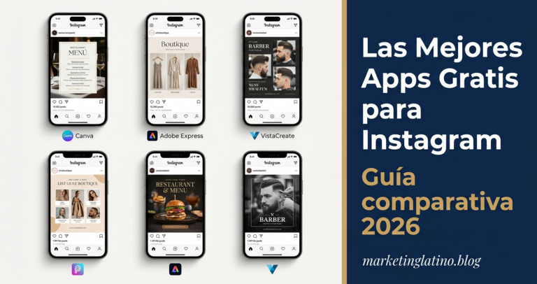 Comparativa de herramientas gratuitas para diseñar posts de Instagram para negocios latinos en 2026